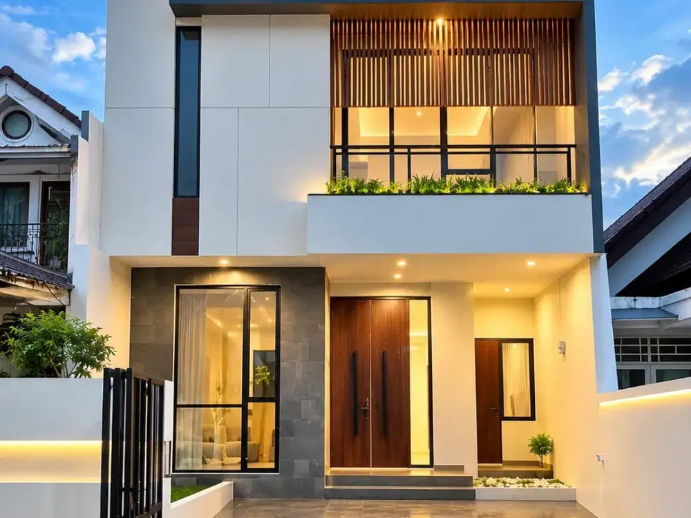 Rumah brand new modern siap huni lokas strategis di graha raya 19347 AZ
