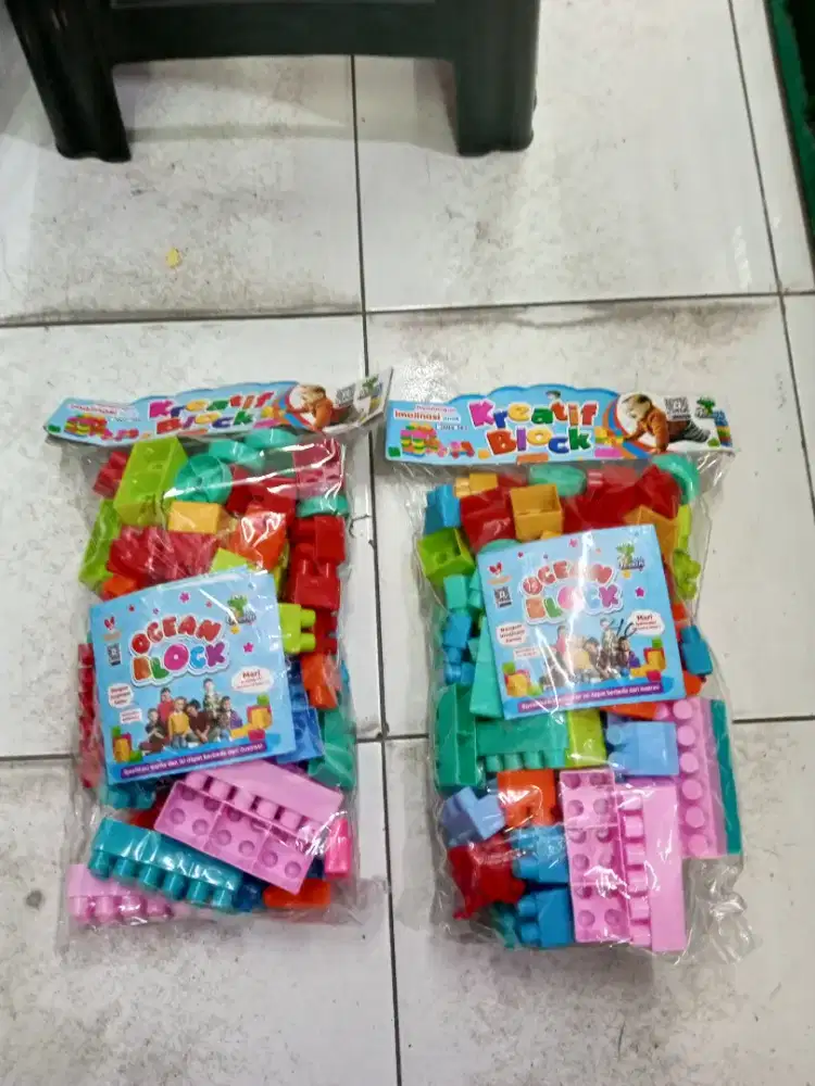 Mainan Anak Block Kreatif isi 85pcs