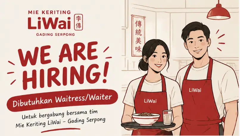 Waitress Mie Keriting Liwai Gading Serpong