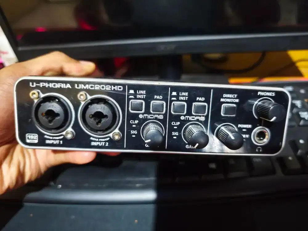 Soundcard / Audio interface Behringer U Phoria UMC202HD