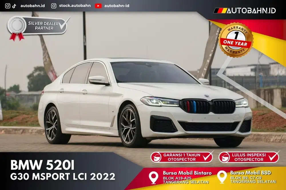 PAJAK PANJANG! BMW 520i M Sport LCI 2022 (G30)
