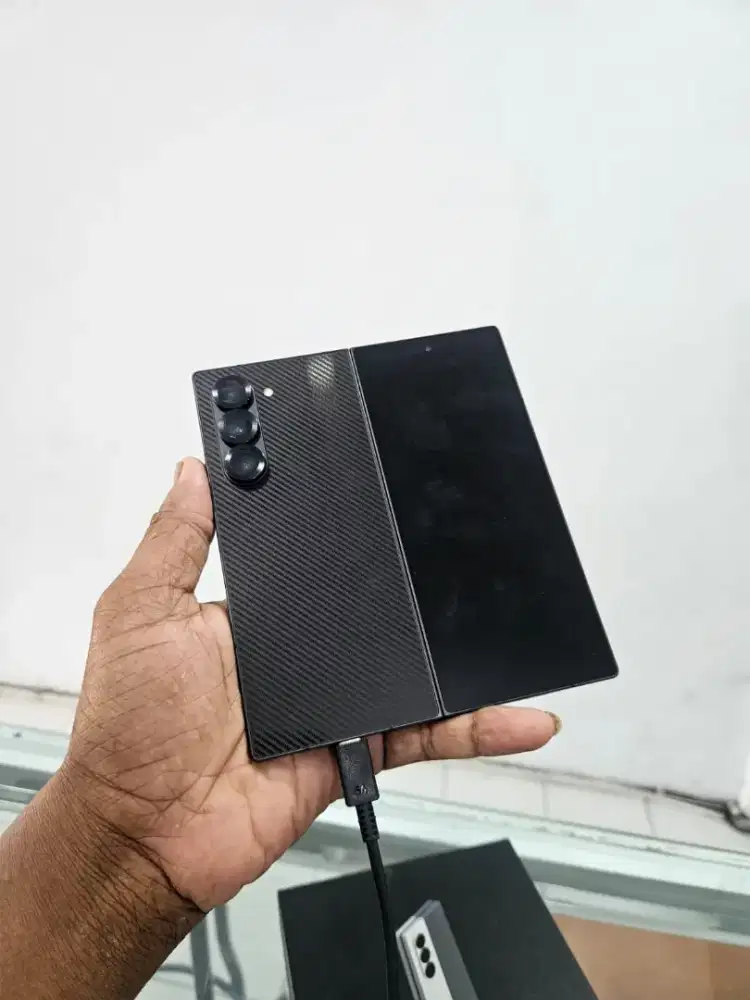Samsung Z fold 6 12/256 edition black carbon mlus lengkap