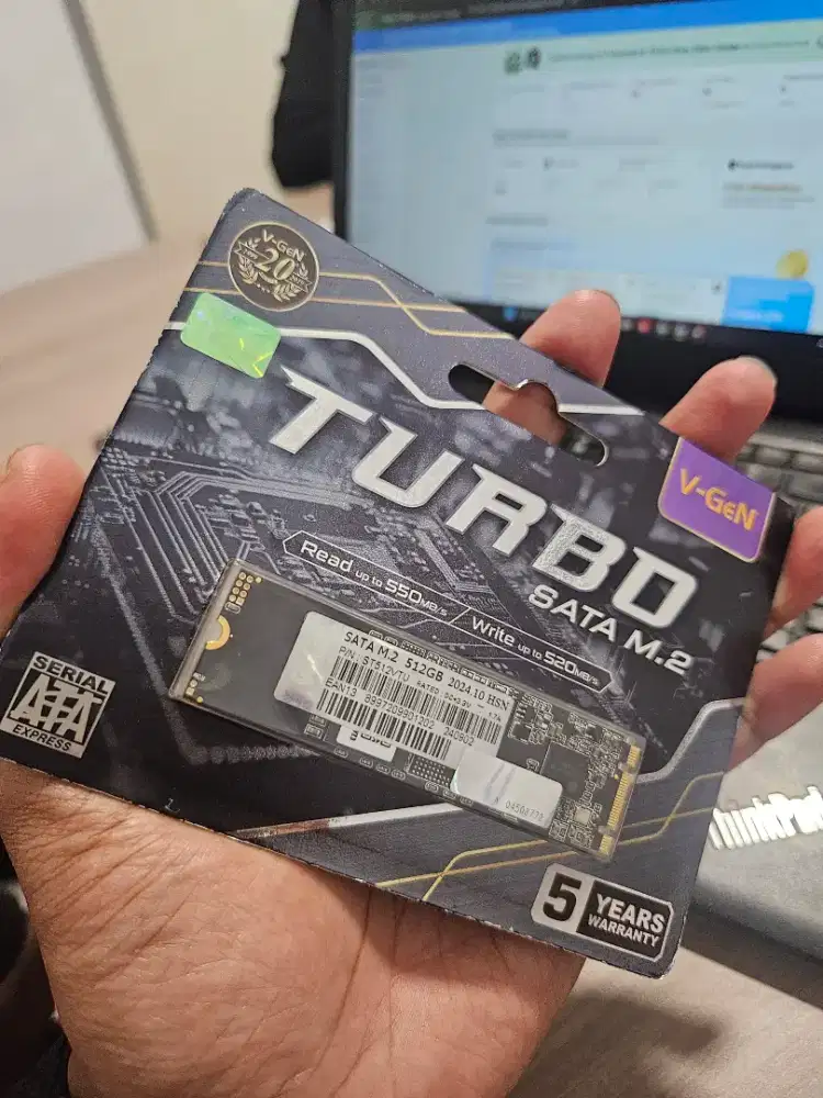 Memory vgen turbo sata m.2 512gb new