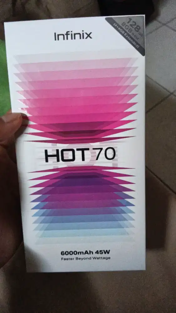 Infinix hot 70 masih mulus banget