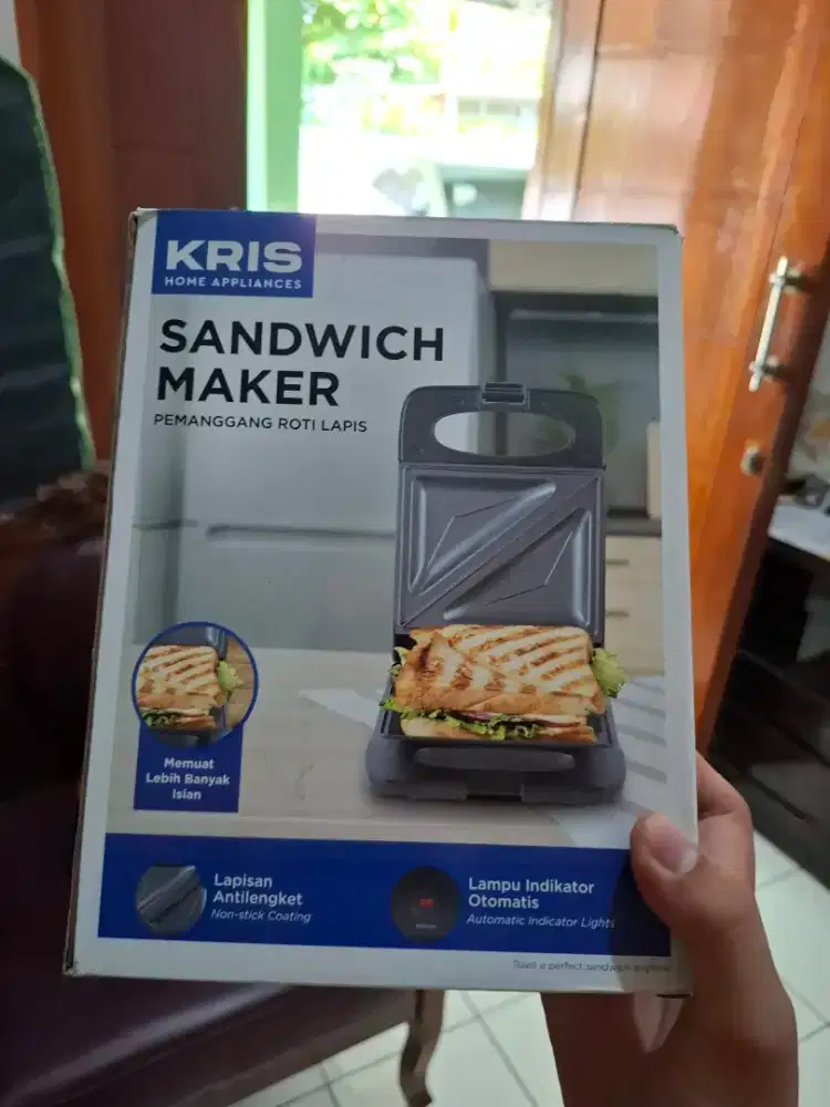 AZKO Kris Sandwich Maker 1 Slice Cetakan Roti Pemanggang