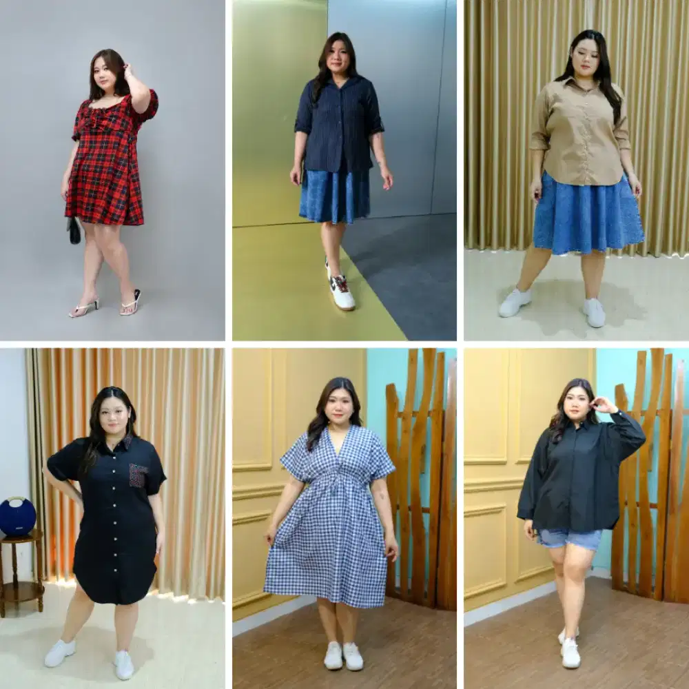 Borongan Kantau Cuci Barang Baju Wanita Big Size