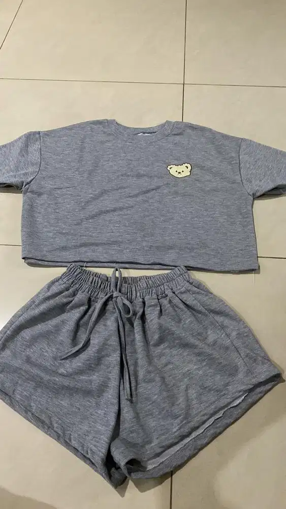 Set bear lucu abu