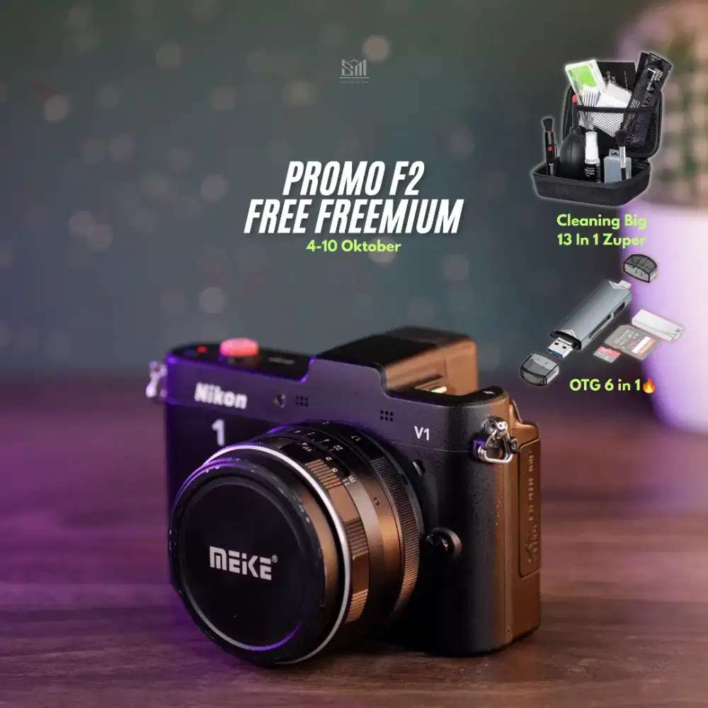 Nikon V1 Fix 35mm F1.8/Mirrorless Retro Ringkas