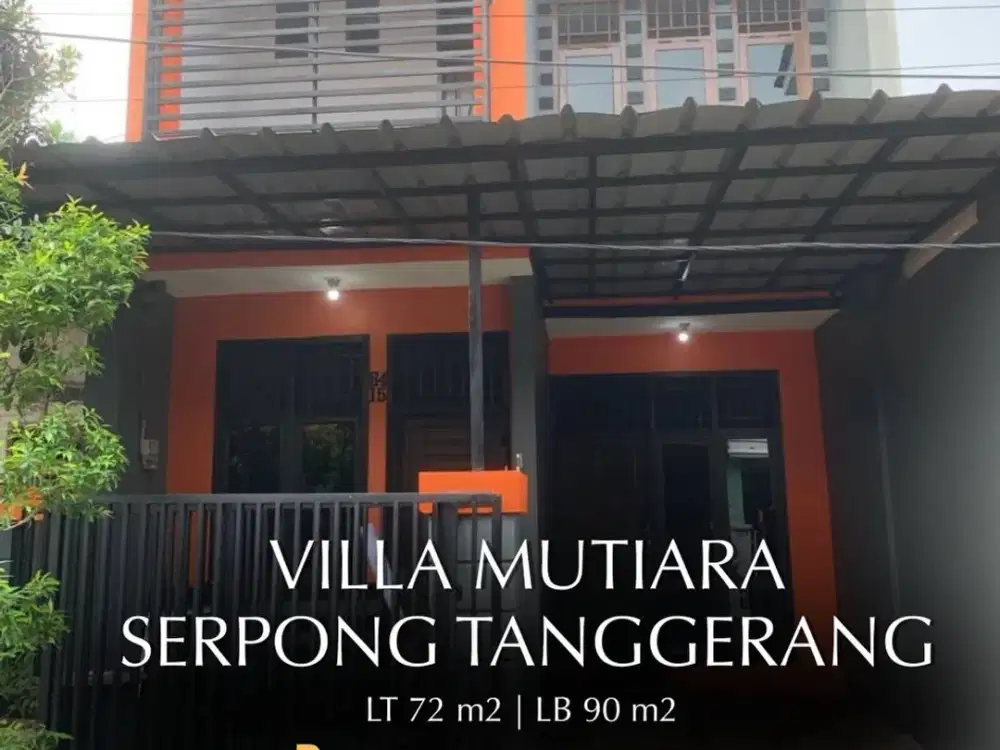 JUAL RUMAH DI VILLA MUTIARA SERPONG TANGERANG