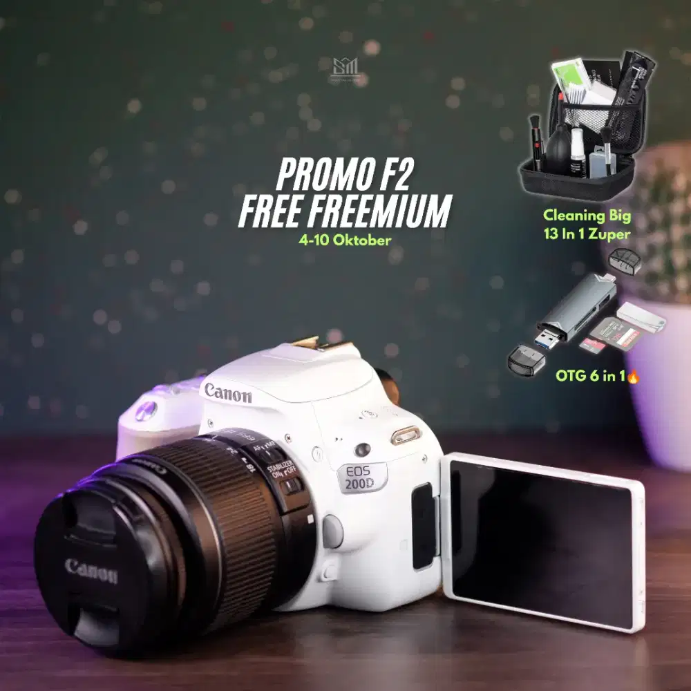 Canon 200D Hits Di 2026/DSLR Fitur Lengkap