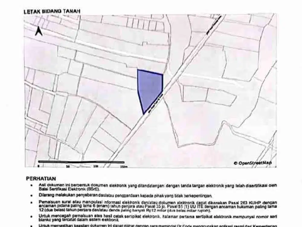 Dijual tanah di Padang Galak Kesiman