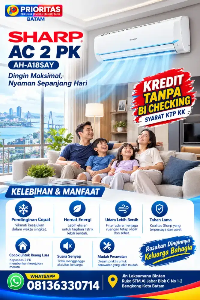 AC SHARP 2 PK BATAM