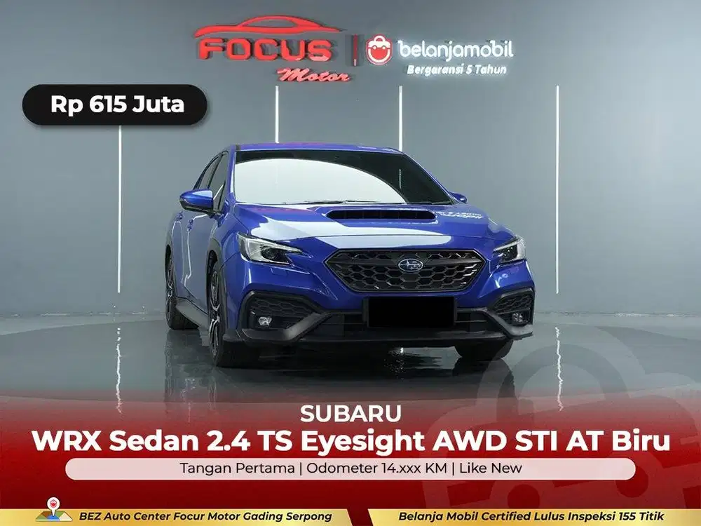 [GARANSI 5THN AWD KM 14RB] Subaru WRX Sedan TS Eyesight 2022/2023/2024