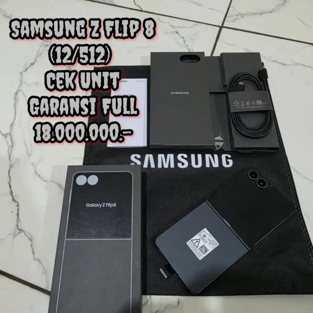 Samsung Z Flip 8 (12/512) Cek Unit