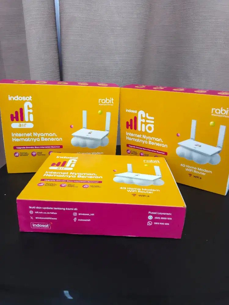 Promo Spesial Oktober! Wifi HiFi Air 4G, Indosat