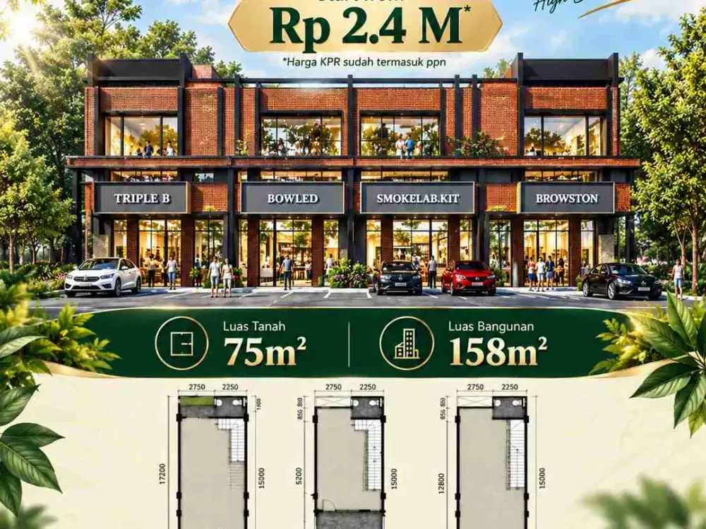 Ruko Perdana Emerald Commercial di Summarecon Tangerang