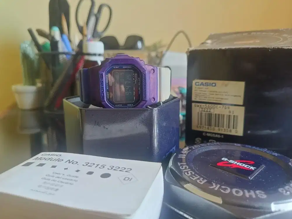 Gshock Type GWX 5600 C-7DR - Ungu