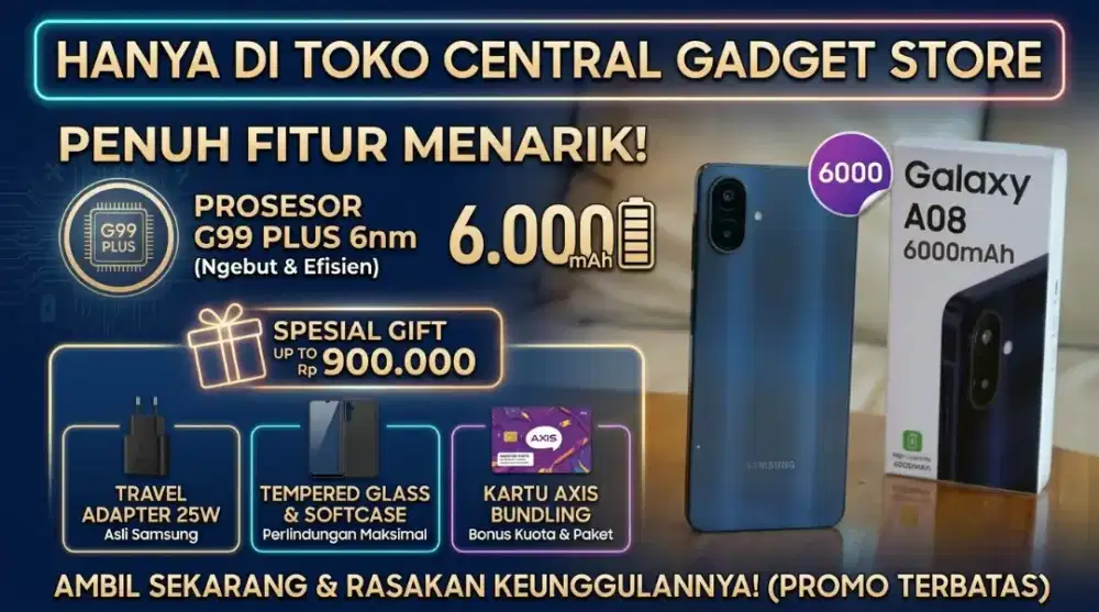 New galaxy A08 4+4/64