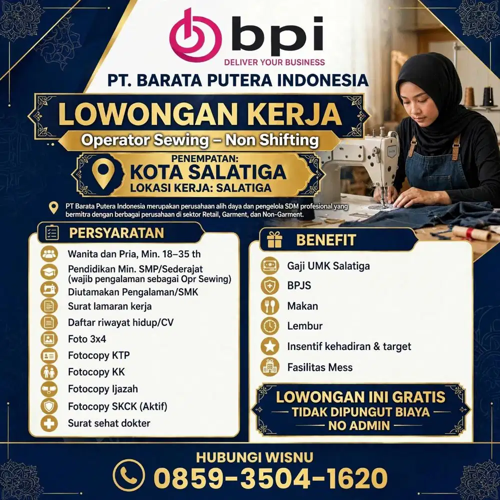 Loker Pekerjaan Salatiga Dan sekitarnya