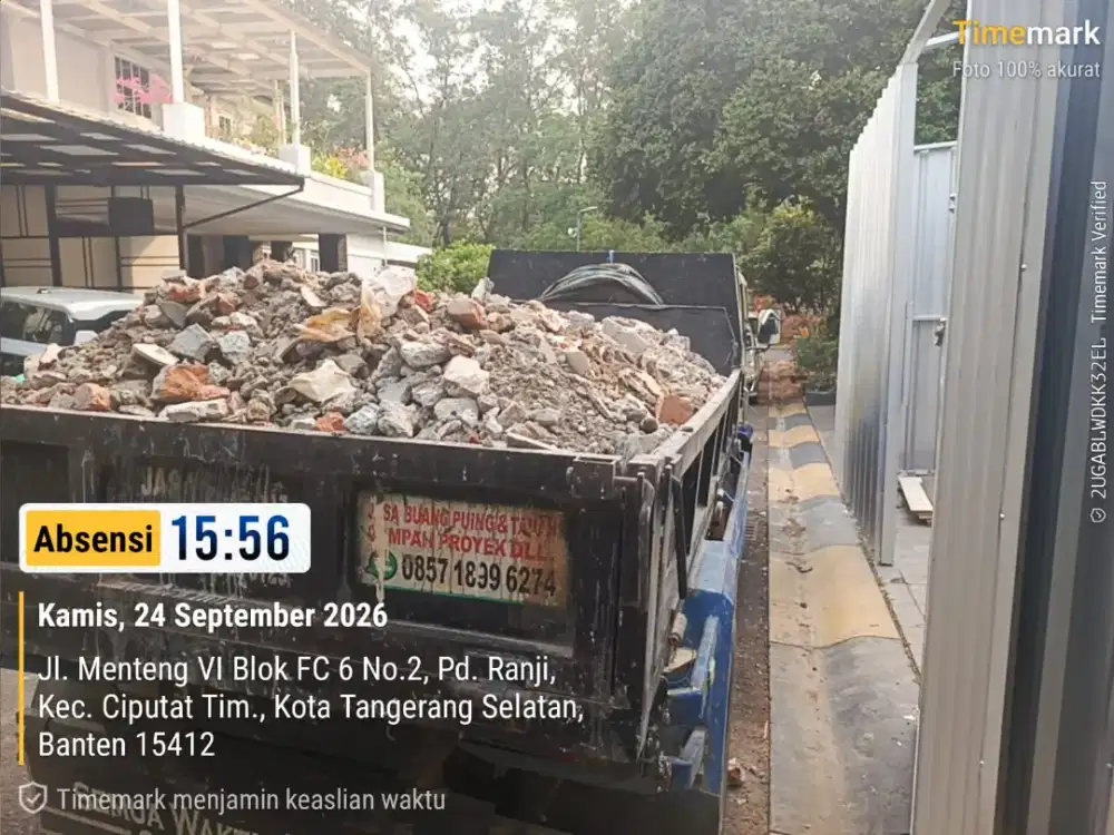 Jasa buang puing sampah