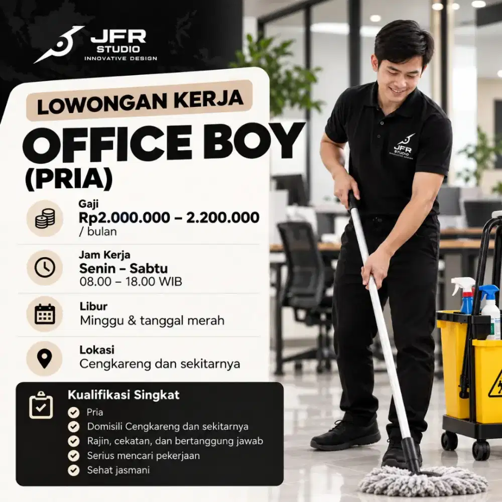 LOWONGAN KERJA - OFFICE BOY