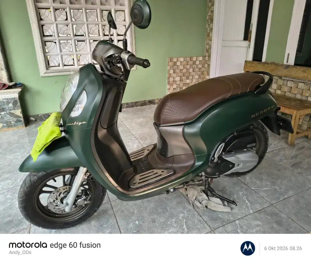 Jual Scoopy Donat Keyless Hijau Army