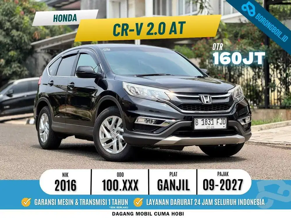 TERMURAH HONDA CRV 2.0 AT 2016 TANGAN PERTAMA