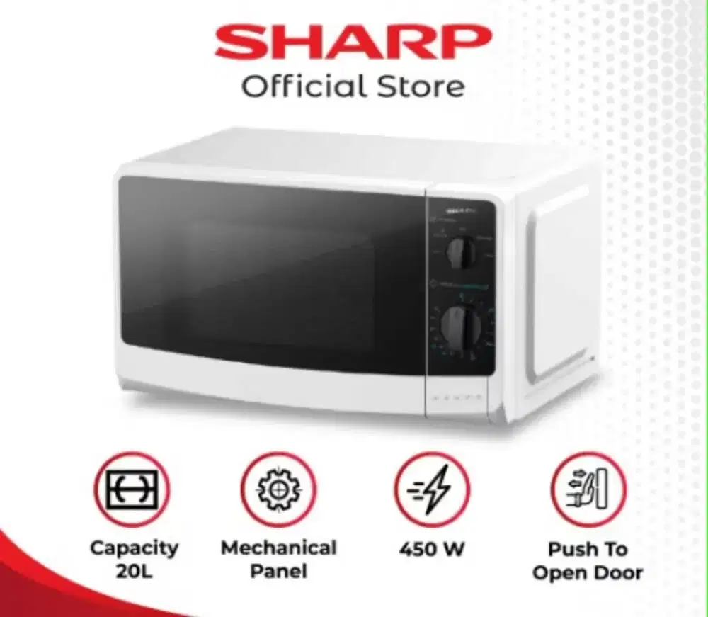 MICROWAVE OVEN LOW WATT 20 LITER Sharp R 220-MA 450W