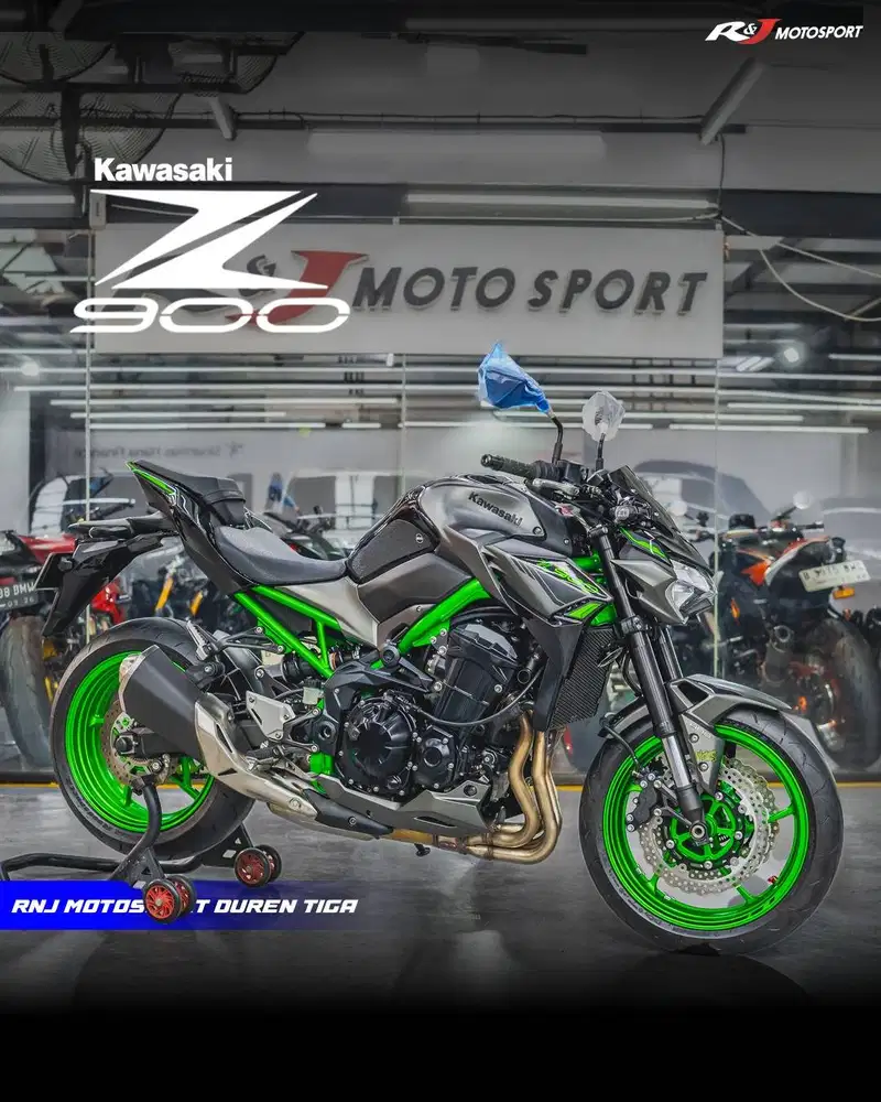 ‎Kawasaki Z900 Z 900 Z900RS 2024 Km 4.500 an warna Abu Abu