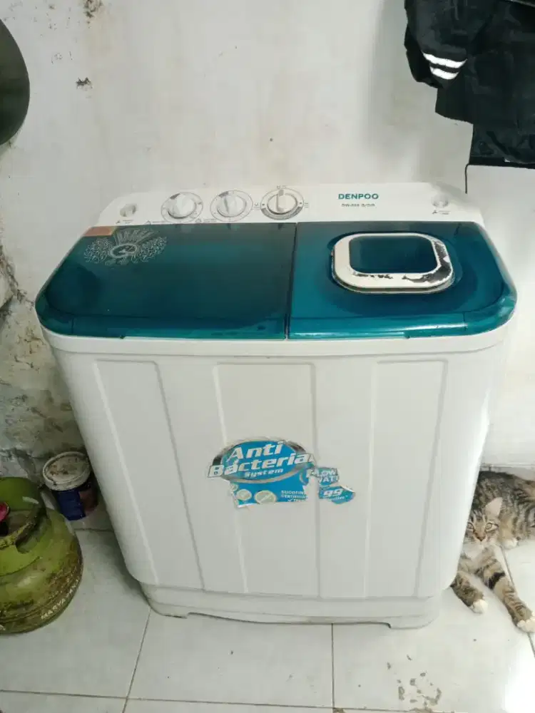 MESIN CUCI 2 TABUNG MERK DENPOO 7KG