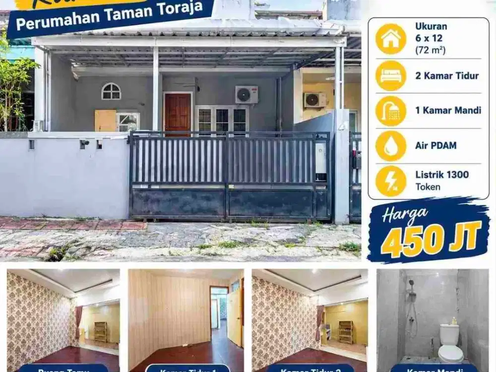Dijual Rumah di Taman Toraja Tanjung Bunga Makassar