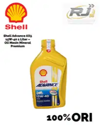 Oli SAE 15W-40 1 Liter Merk Shell