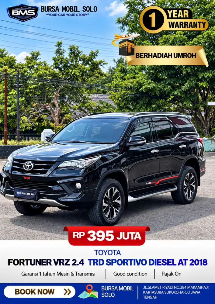 Toyota Fortuner VRZ 2.4  TRD Sportivo Diesel Matic 2018