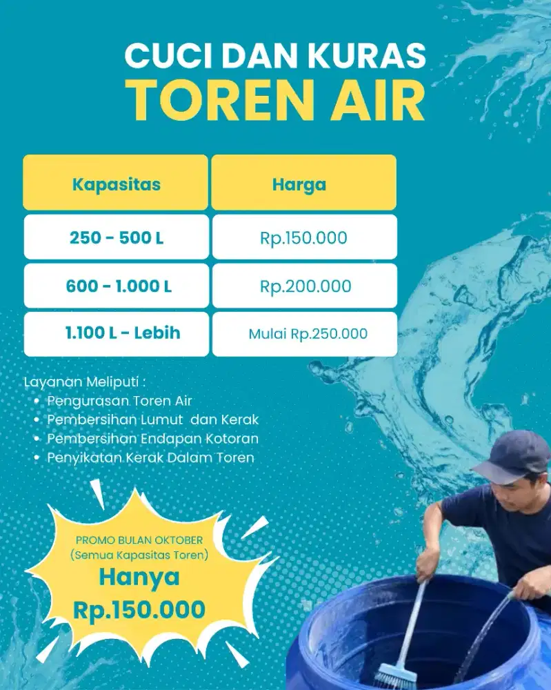 Cuci Kuras Toren Air