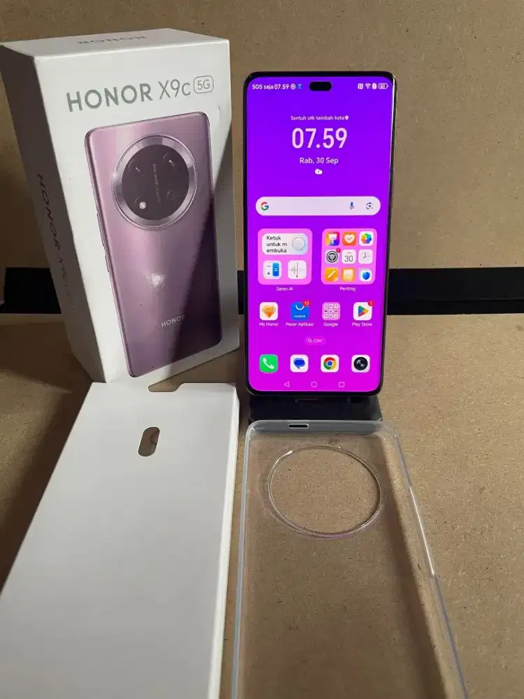 Honor X9c ram12/256gb 5g fulset mulus normal semua no minus