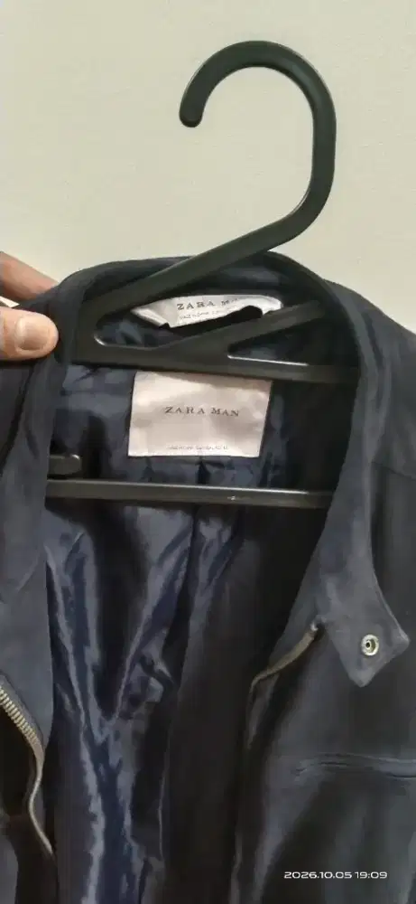 Zara man faux suede