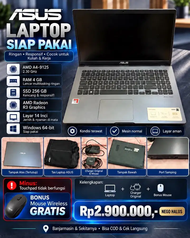 DIJUAL MURAH - LAPTOP ASUS