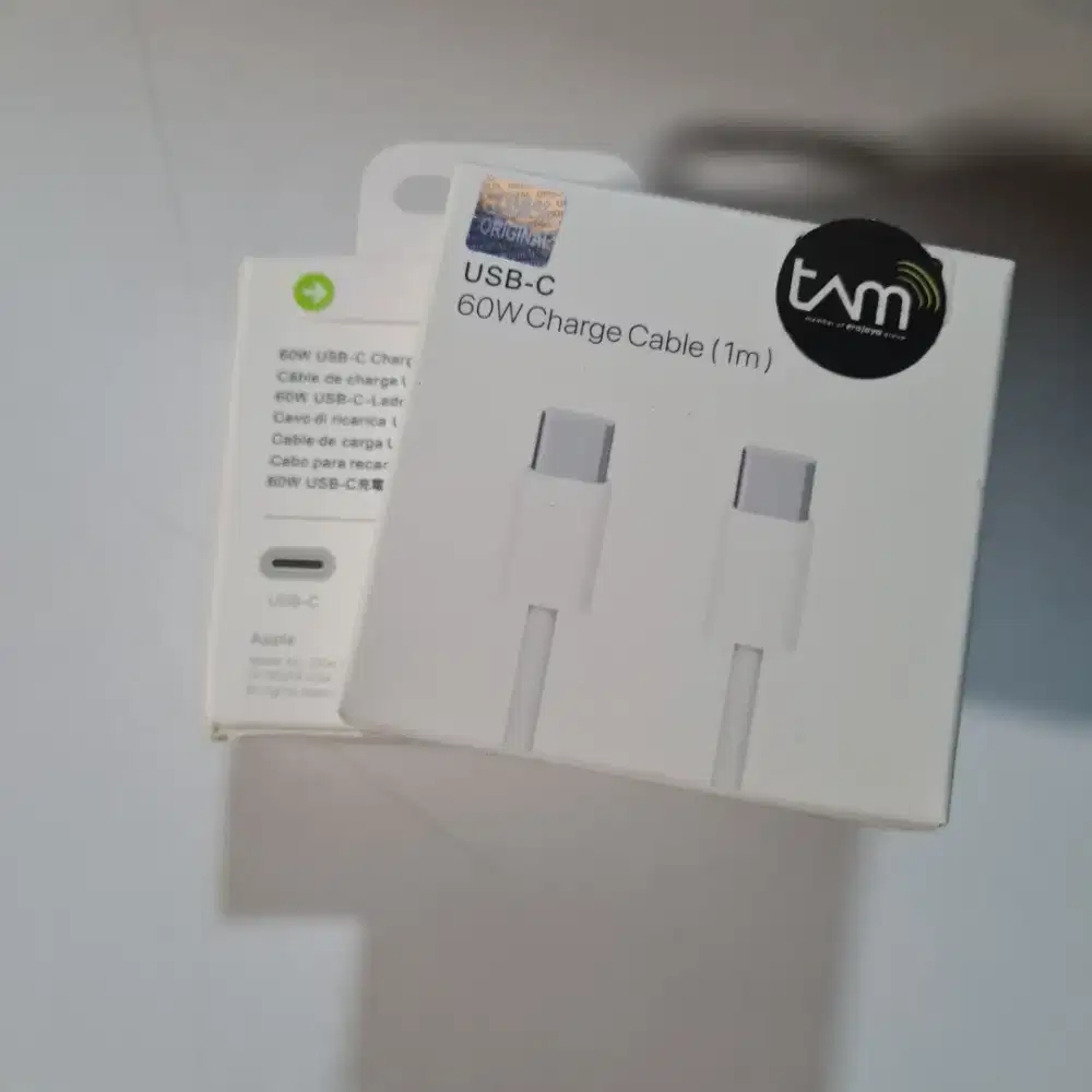 Kabel USB C 60W 1 Meter Fast Charging – Kabel Charger Type C Baru