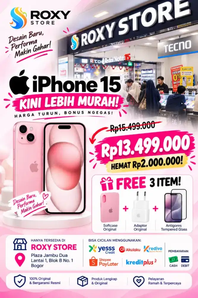 iPhone 15 New 128GB