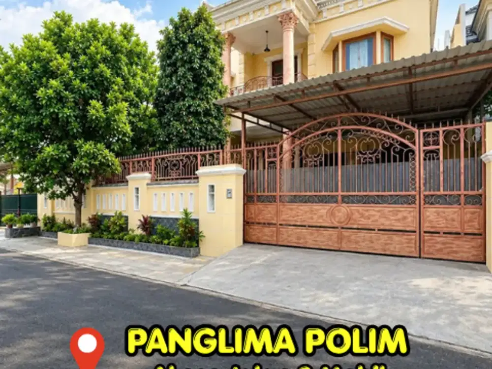Dijual Rumah Siap Huni di Panglima Polim Kebayoran Baru Jalan 2 Mobil