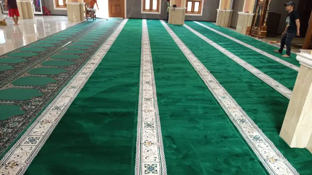 PROMO SPESIAL! Karpet Masjid Murah Palembang, Bahan Tebal & Lengkap
