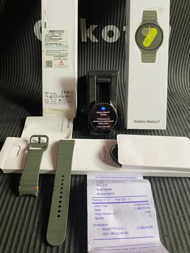Samsung galaxy watch 7 44mm resmi sein fullset mulus no minus