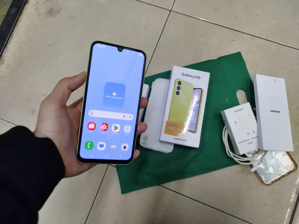 Samsung a15 8/128 fullset lengkap