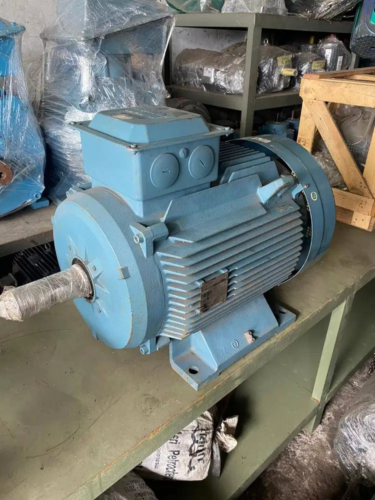 ABB 75HP 55KW 4POLE DINAMO ELEKTRO MOTOR PENGGERAK 3PHASE 1450 RPM