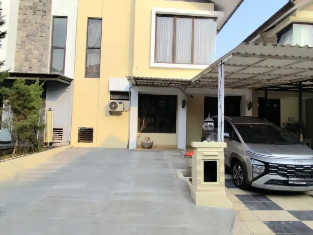 Disewakan Rumah Cluster Serenade Lake Gading Serpong Dilingkungan Asri dan Rindang