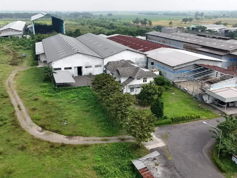 Jual Via Lelang Murah Pabrik + Tanah 7,85Ha di Nol Jalan Raya Ngrame Mojokerto Row Jalan Lebar