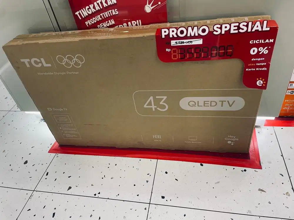 Promo Special Tcl GOOGLE TV 43 QLED