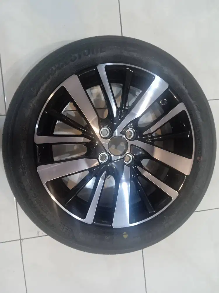 jual velg oem city hatchback 2021 dengan ban bridgestone turanza