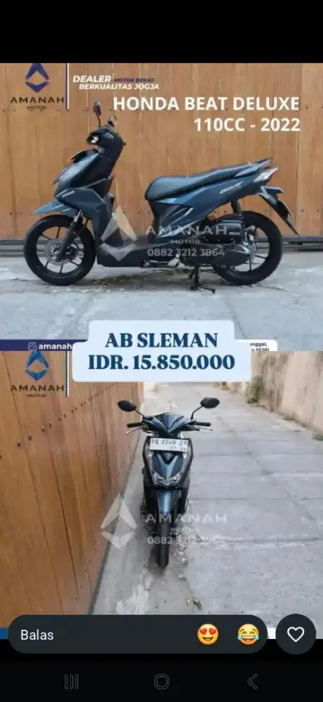 Honda beat delexu th 2022 ab