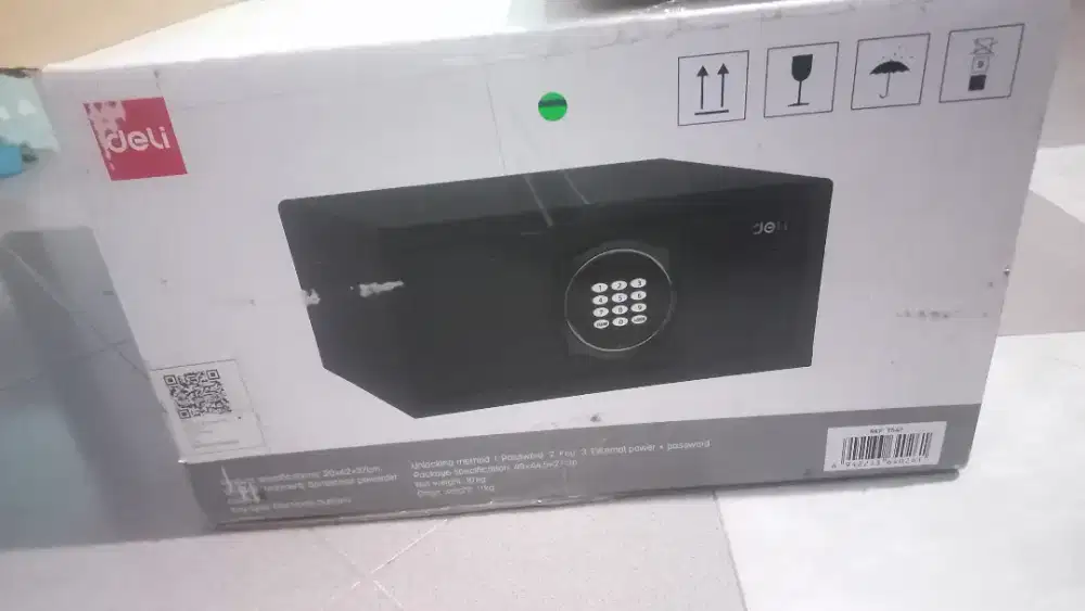 Brankas Digital Deli Safe Box ET547 Bekas (Mulus & Normal) BNIB